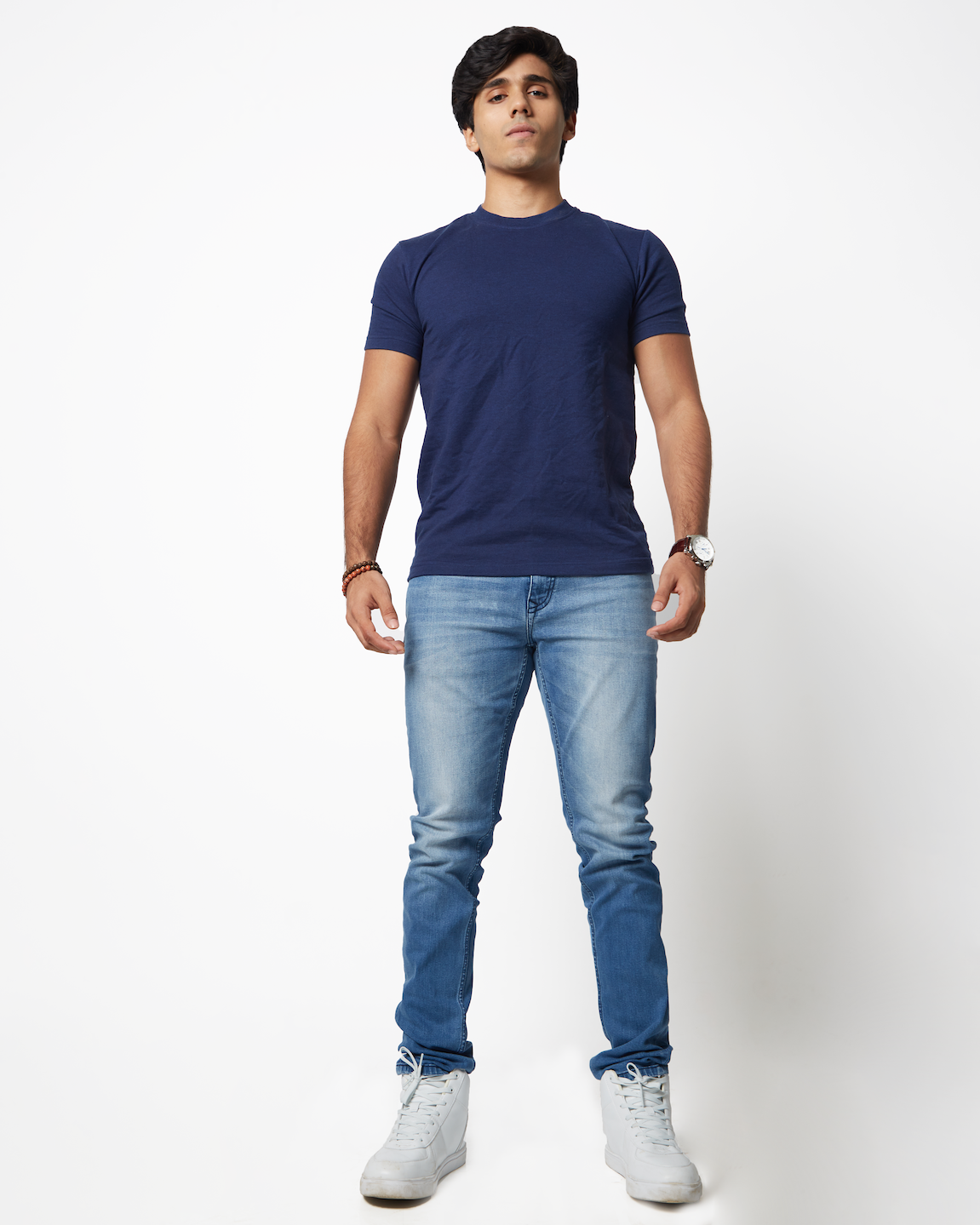 Heavy Weight Tshirt - Denim/Navy Blue